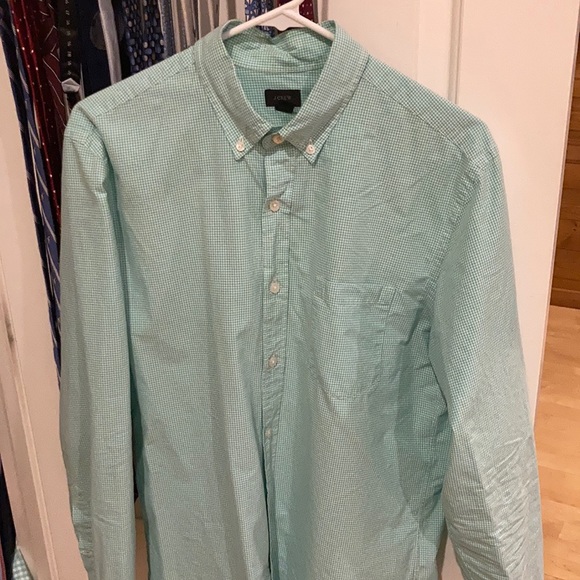 J. Crew medium button down turquoise men’s